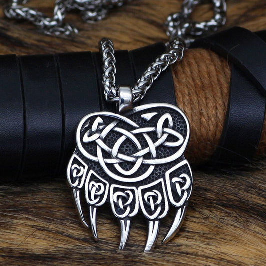 Viking Necklace - Bear Paw