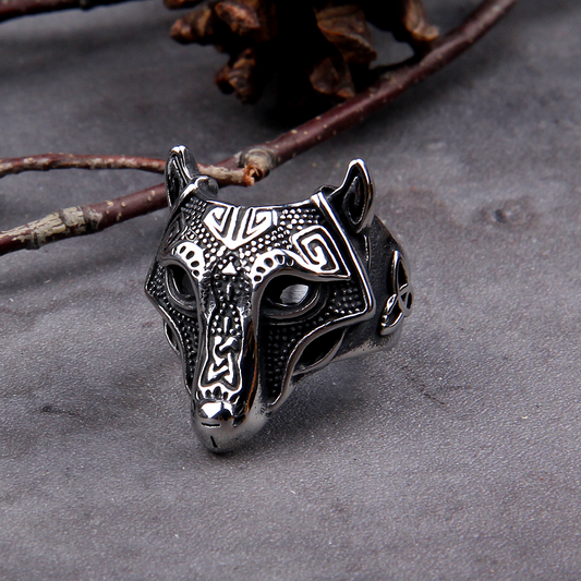 Viking Ring - Nordic Wolf