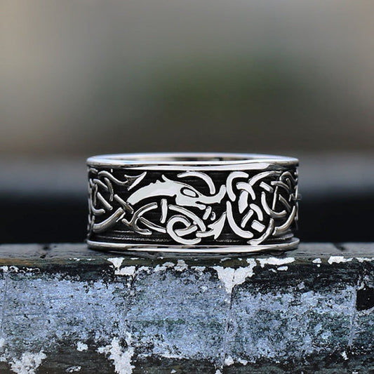 Viking Ring - Nordic dragon