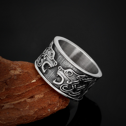 Viking Ring - Odins wolves