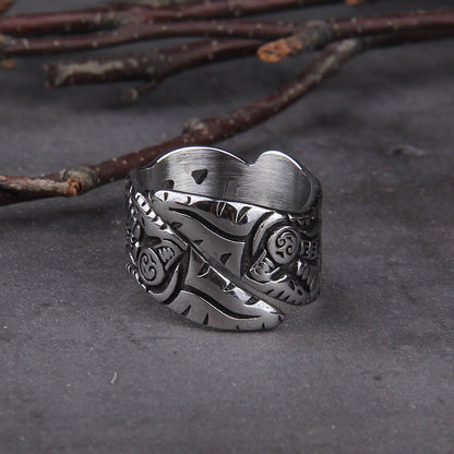 Viking Ring - Nordic Wolf