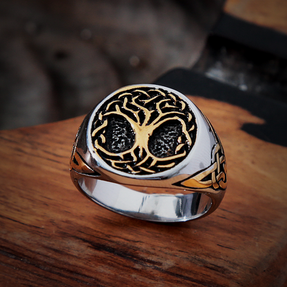 Viking Ring - Yggdrasil Tree