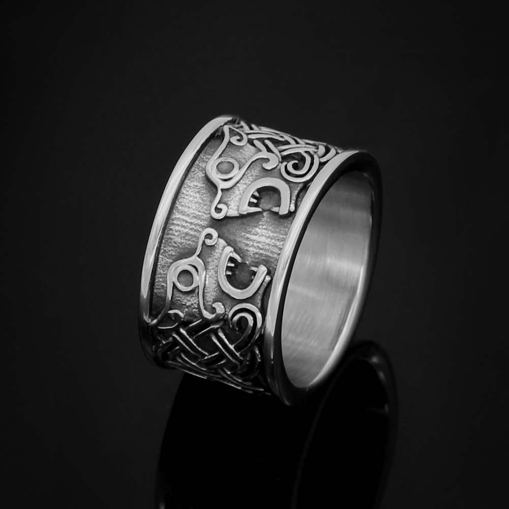 Viking Ring - Odins wolves