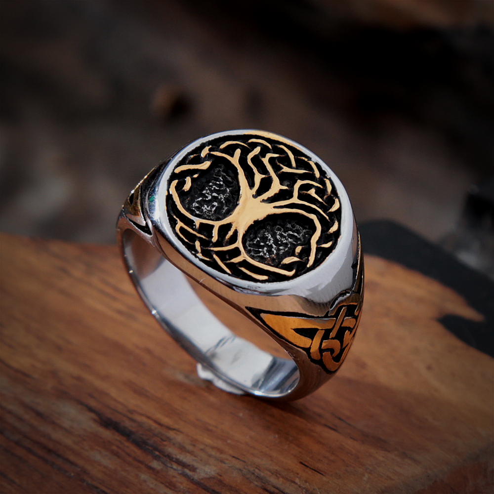 Viking Ring - Yggdrasil Tree